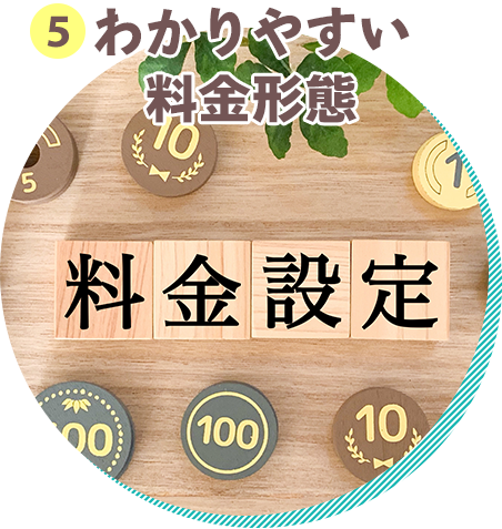 わかりやすい料金形態